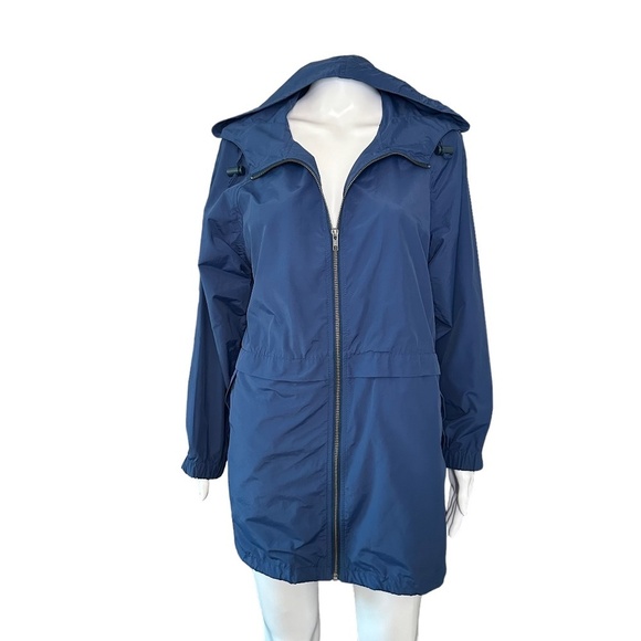 Eileen Fisher Jackets & Blazers - Eileen Fisher M/M Hooded Anorak Windbreaker Water Resistant Jacket Pockets